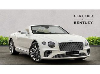 bentley continental gtc 4.0 v8 mulliner edition 2dr auto [tour spec]