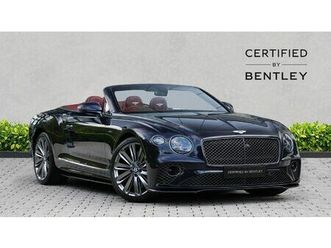 bentley continental gtc 6.0 w12 speed 2dr auto [tour spec]