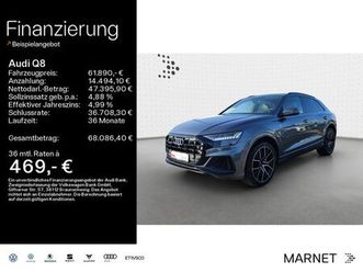 audi q8 55 tfsi quattro s line*navi*matrix*alu*b&o*pd