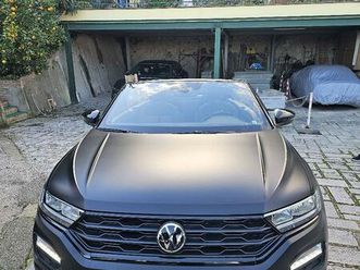 t roc cabrio nero opaco volkswagen