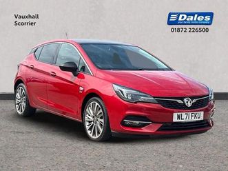 2021 vauxhall astra astra 1.2 turbo 145 griffin edition 5dr hatchback hatchback petrol manual