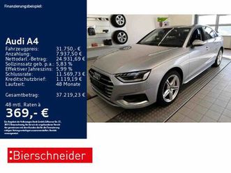 audi a4 lim 40 tfsi qu. advanced ahk stand acc 18