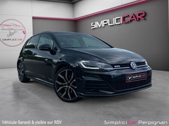 volkswagen golf 2.0 tdi 184 bluemotion technology fap dsg7 gtd toit ouvrant sièges chauffants jantes santiago 19’ garantie...