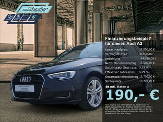 audi a3 sportback 30 1.0 tfsi navi bi-xen shz pdc gra
