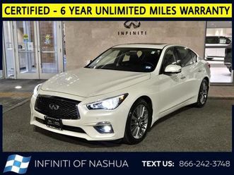 certified 2023 infiniti q50 3.0t luxe