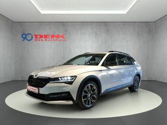 skoda superb combi scout 2.0 tdi 4x4 dsg*black*ahk*