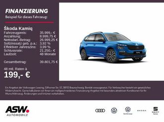 skoda kamiq balance 1,5 tsi 150ps dsg acc pdc shz ahk