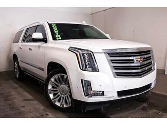 2018 cadillac escalade esv platinum + awd + toit ouvrant