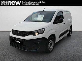 peugeot partner fourgon electrique e- standard 800 kg 136 ch batterie 50 kwh asphalt