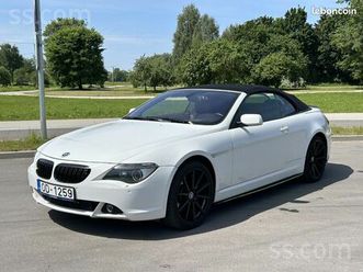 bmw 650i 4.8 pack m cabriolet 367ch - régulateur de vitesse - sièges sports chauffants