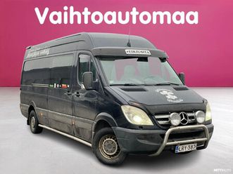 sprinter kasten 318cdi / vetokoukku / jatko-ohjaamo / suomi auto / webasto / sähköovi /