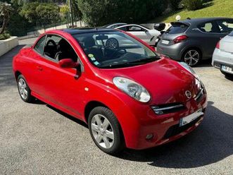 nissan micra rouge cabriolet