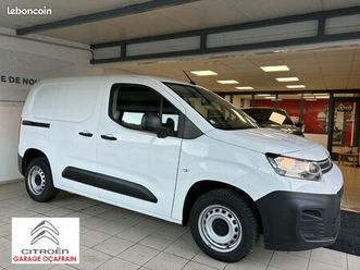 citroen berlingo van m 650kg bluehdi 100 s&s driver bvm5 tva recuperable