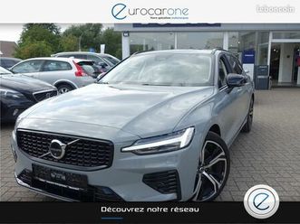volvo v60 (2) t8 awd ultimate dark 455 attelage intérieur blanc b&w toit ouvrant autres disponibles