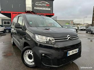 citroën berlingo 1.5 bluehdi 130cv camera gps 3 places bva eat8 fourgon noir 1000kgs