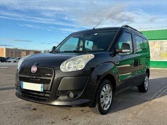 fiat doblo dynamic 1.6 mjet 90cv – 7 places – 2014 – attelage – aménagement camping