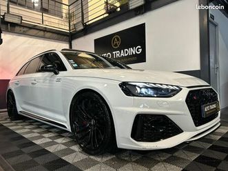audi rs4 avant v6 2.9 tfsi 450 ch tiptronic 8 quattro - origine france, toit ouvrant, intérieur carbon, sièges cu