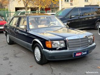 mercedes classe s 560 se - sel limousine v8- rare version allongée par coachwork by trasco- 1ere main