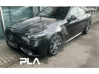 mercedes c 63 s e break + toit pano + 360° + burmester + hud + acc + att remorque