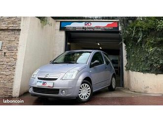 citroën c2 1.1 tic tac 60 ch 1ere main faible kilometrage distribution neuve