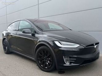 5 tesla model x 90d 423ch - super charge gratuite - attelage - 6 places
