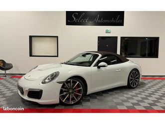 porsche 991 carrera s cabriolet 3.0 420ch (ii) avec suivi exclusif porsche