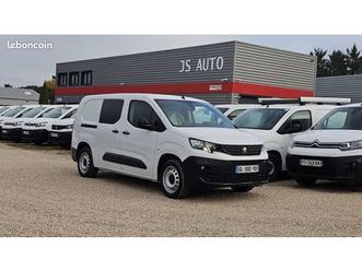 peugeot partner xl bluehdi 100ch cabine approfondie gps carplay attelage