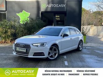 audi a4 avant 2.0 tfsi 190 s tronic s line / carplay / ethanol e85 / attelage / cockpit / keyless