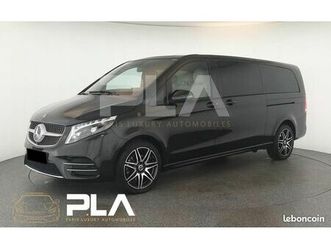 mercedes classe v ii (2) extra-long 300 d 4 matic pack amg 8 places avantgarde + cuir + 2 portes electriques + camera