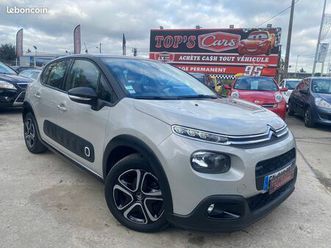 citroën c3 iii 1.2 110ch shine pack grip control* gps radar bluetooth clim régulateur jantes alu * crit'air 1 * factures d'entretien à jour citroën * 53997 kms 