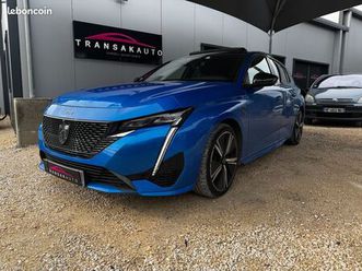 peugeot 308 phev 1,6 thp 225 e eat8 gt/ toit ouvrant/carplay/ suivi constructeur/ chaine de distribution/ cable charg