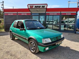 peugeo 205 gti 1,9l 122cv serie limité griffe numerote 792 année 12/1990 toit ouvrant cuir reprise possible