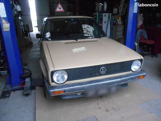 vw golf découvrable 1981