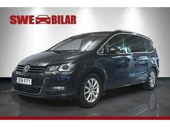 volkswagen sharan 2.0 tdi 4m gt navi drag d-värm kamrem-bytt