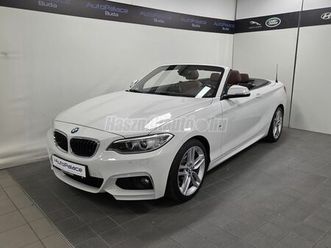 bmw 2-es sorozat 220i m sport (automata) magyarországi / vezetett szervizkönyv / 1 év garancia