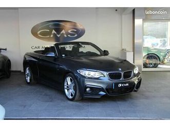 bmw série 2 cabriolet f23 220d 190 ch m sport a