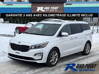 2019 kia sedona sx+ garantie 3 ans avec kilometrage illimite inc