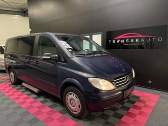 mercedes viano 2.2 cdi extra long trend a + caméra de recul + aménagé pmr + bluetooth + régulateur de vitesse