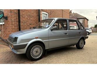 1988 austin metro bleu manuel, 4 vitesses conduite à droi...