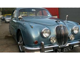 1965 jaguar mark 2 bleu manuel, 4 vitesses conduite à dro...