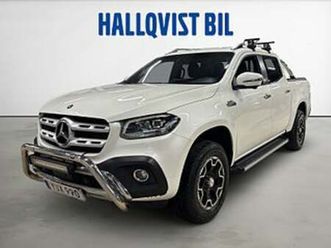 mercedes-benz x 350 258hk 4matic drag skinn 360° korg led