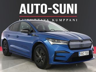 skoda enyaq coupe 80x 4x4 rs iv - #korko 2,99% + kulut - #adapt. vakkari #sähköpenkit muistilla #hud #matrix-led #lisälämmitin