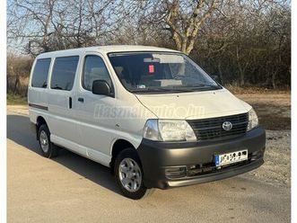 toyota hi-ace hiace 2.5 d-4d bus long 9 személyes-hibátlan működés-friss műszaki vizsga!