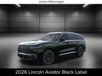 new 2026 lincoln aviator black label awd