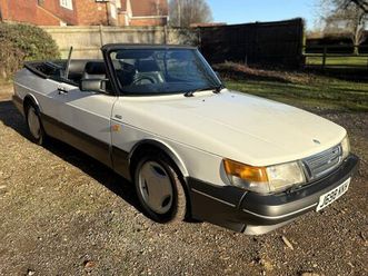 1990 saab 900 2.0 turbo 16v s convertible 2d auto