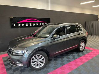 volkswagen tiguan 1.4 tsi act 150 bmt dsg6 carat / 1ere main / toit ouvrant / carplay