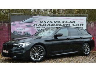 bmw série 5 520 d touring pack m boite aut nav cam clim 76.340km