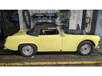 1961 austin-healey sprite jaune manuel, 4 vitesses condui...