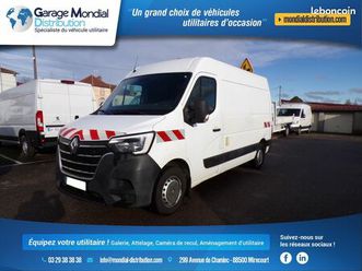renault master f3500 l2h2 dci 135 équipé convertisseur / attelage / casiers bois / ...
