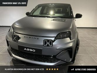 alpine a290 - gt performance 52 kwh pack driving | 19'' snowflake | applecarplay & androidauto | adaptie